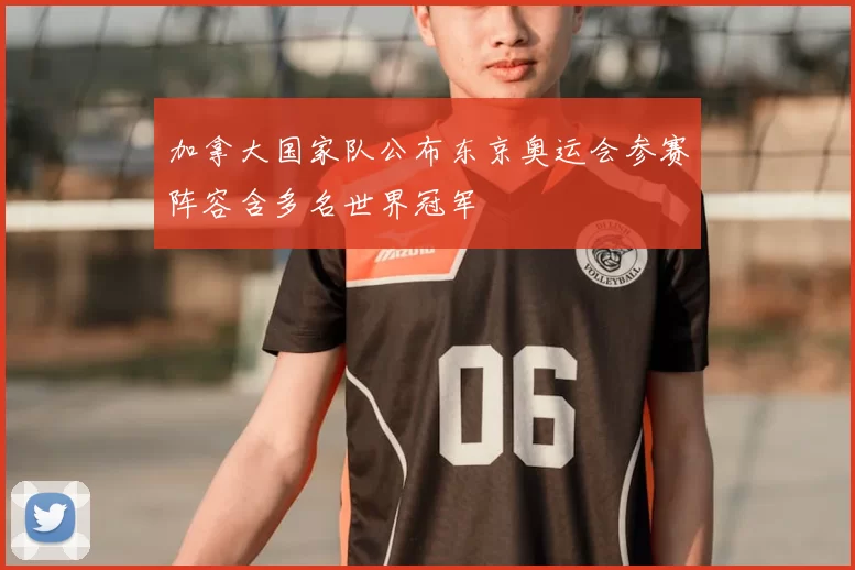 加拿大国家队公布东京奥运会参赛阵容含多名世界冠军